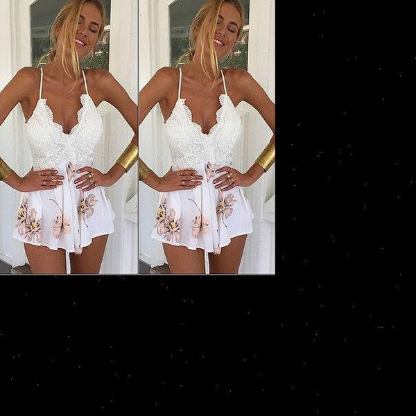 retro fashion lace chic stylish womens clubwear v neck playsuit bodycon party jumpsuit skinny romper trousers, Black;white
retro fashion lace chic stylish womens clubwear v neck playsuit bodycon party jumpsuit skinny romper trousers, Black;white