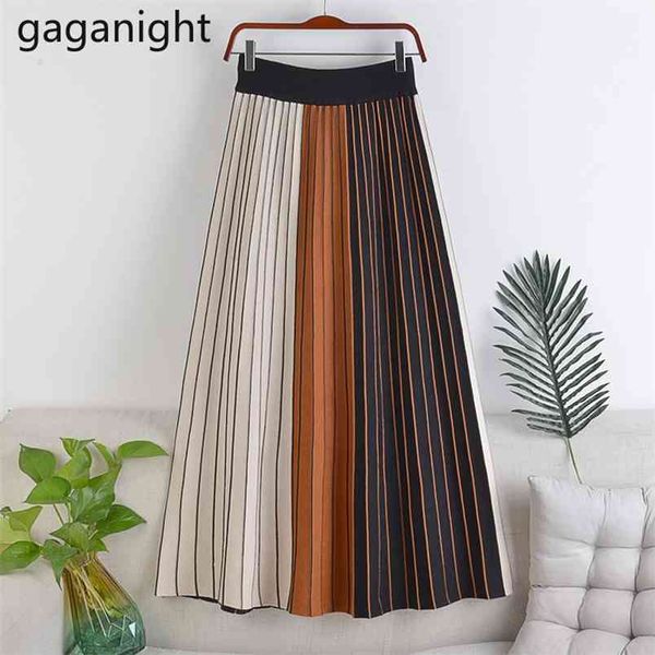 high waist women knited skirt office lady striped pleated skirts autumn winter patchwork chic slim a-line faldas 210601, Black
high waist women knited skirt office lady striped pleated skirts autumn winter patchwork chic slim a-line faldas 210601, Black
