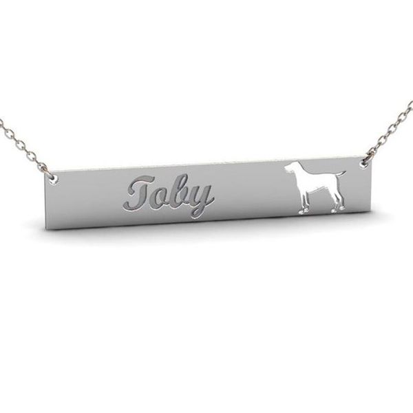 pendant necklaces ufine german shorthaired pointer dog name gift for girl fashion bar necklace cooper n2177, Silver
pendant necklaces ufine german shorthaired pointer dog name gift for girl fashion bar necklace cooper n2177, Silver
