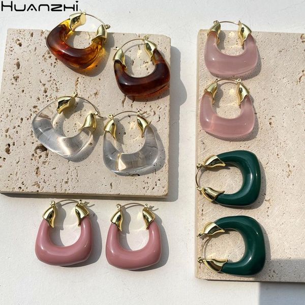 hoop & huggie transparent retro resin circle brass metal geometric thick round cube earrings for women girls jewelry huanzhi 2021, Golden;silver
hoop & huggie transparent retro resin circle brass metal geometric thick round cube earrings for women girls jewelry huanzhi 2021, Golden;silver