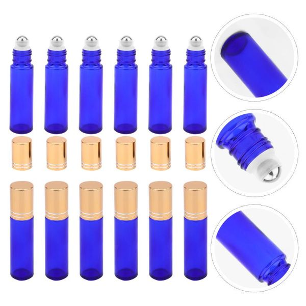 storage bottles & jars 12pcs travel empty roll on 10ml glass roller bottle with uv cap
storage bottles & jars 12pcs travel empty roll on 10ml glass roller bottle with uv cap