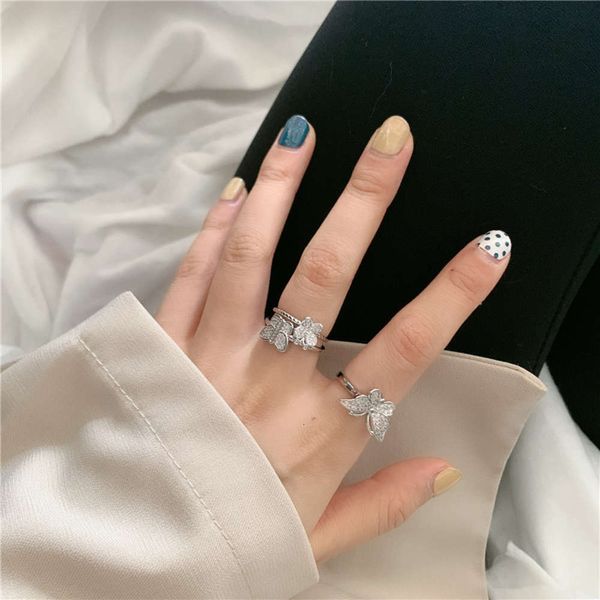 hbp fashion ins wind fairy's versatile temperament girl's bright zircon micro inlaid butterfly design ring girl, Silver
hbp fashion ins wind fairy's versatile temperament girl's bright zircon micro inlaid butterfly design ring girl, Silver