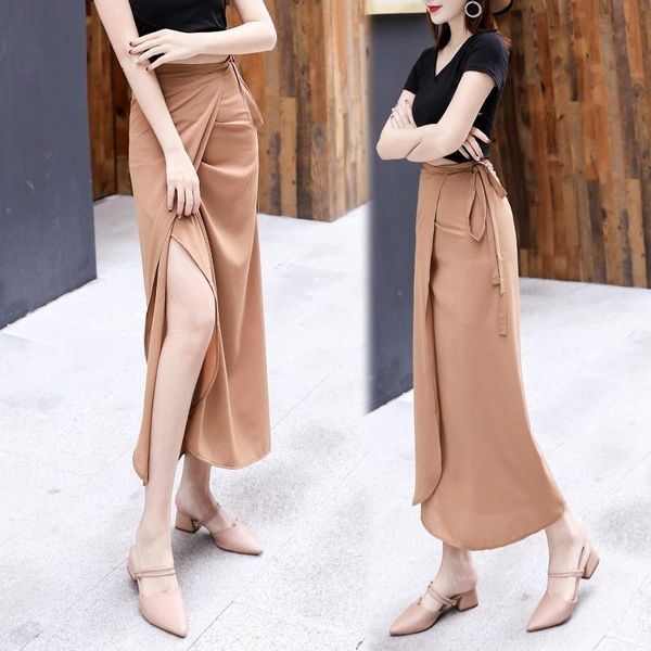 skirts summer formal high waist skirt office lady middle calf long straight elegant white, Black
skirts summer formal high waist skirt office lady middle calf long straight elegant white, Black
