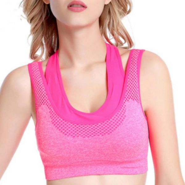 women high stretch wire padded sports breathable mesh sports bra,seamless fitness vest absorb sweat yoga bra, White;black
women high stretch wire padded sports breathable mesh sports bra,seamless fitness vest absorb sweat yoga bra, White;black