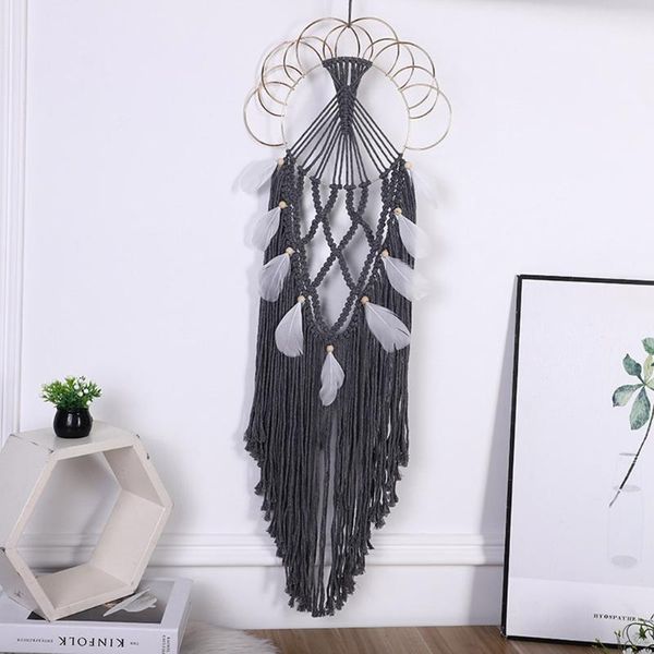 tapestries macrame wall hanging dream catcher boho handmade woven tassel feather tapestry for kids room wedding decoration
tapestries macrame wall hanging dream catcher boho handmade woven tassel feather tapestry for kids room wedding decoration