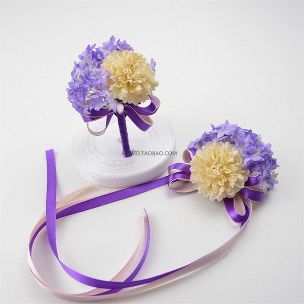 decorative flowers & wreaths champagne purple diy wedding bouquet wrist corsage flower bracelet for bride boutonniere groom man decoration
decorative flowers & wreaths champagne purple diy wedding bouquet wrist corsage flower bracelet for bride boutonniere groom man decoration