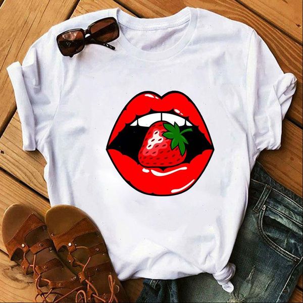 new fashion women tshirt strawberry red lips printed tee loose female t shirts summer harajuku tee shirts graphic t shirt, White
new fashion women tshirt strawberry red lips printed tee loose female t shirts summer harajuku tee shirts graphic t shirt, White