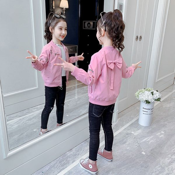 2021 teenage girl jackets back big pink bow coats embroidered jacket with flowers new design children clothes outerwear rvt1, Blue;gray
2021 teenage girl jackets back big pink bow coats embroidered jacket with flowers new design children clothes outerwear rvt1, Blue;gray