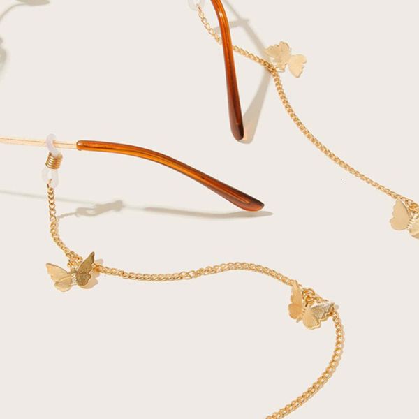 dz0080 jewelry personality butterfly glasses temperament simple sunglasses chain, Silver
dz0080 jewelry personality butterfly glasses temperament simple sunglasses chain, Silver