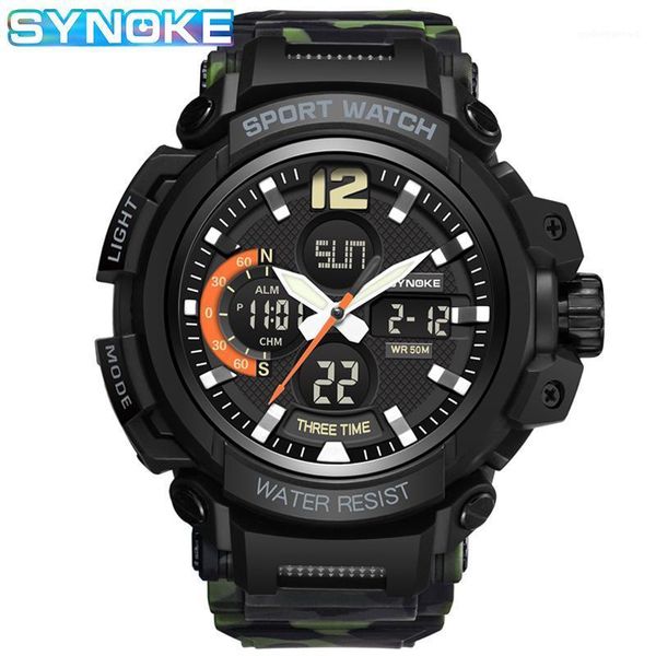sports watch men 50m waterproof multifunction military watches dual display electronic fashion wristwatch montre homme wristwatches, Slivery;brown
sports watch men 50m waterproof multifunction military watches dual display electronic fashion wristwatch montre homme wristwatches, Slivery;brown
