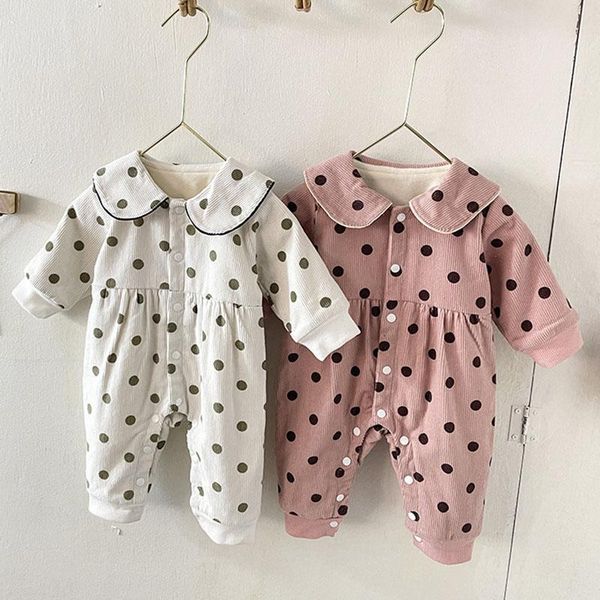 jumpsuits 0-3yrs born baby boys girls corduroy dot jumpsuit winter kids boy girl thicken clothes infant children rompers, Blue
jumpsuits 0-3yrs born baby boys girls corduroy dot jumpsuit winter kids boy girl thicken clothes infant children rompers, Blue