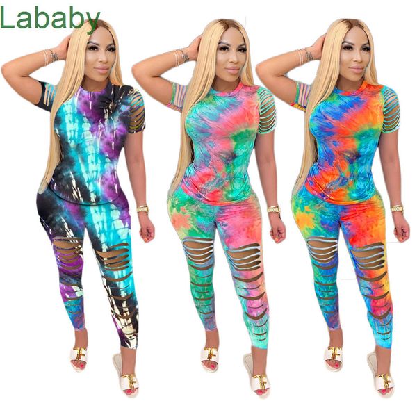 designer women 2 pieces pants set outfits tie dye tracksuit shirt hole pants 2 piece set ladies summer clothes plus size s-4xl, Gray
designer women 2 pieces pants set outfits tie dye tracksuit shirt hole pants 2 piece set ladies summer clothes plus size s-4xl, Gray