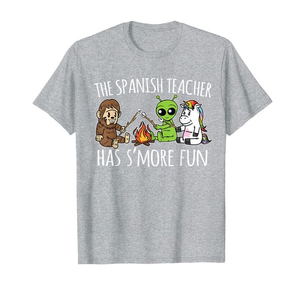 spanish teacher has s'more fun team gifts t-shirt, White;black
spanish teacher has s'more fun team gifts t-shirt, White;black