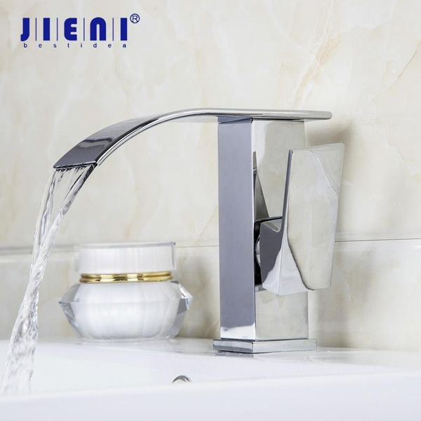 bathroom sink faucets jieni basin water tap single handle hole waterfall bath & cold mixer brass chrome
bathroom sink faucets jieni basin water tap single handle hole waterfall bath & cold mixer brass chrome
