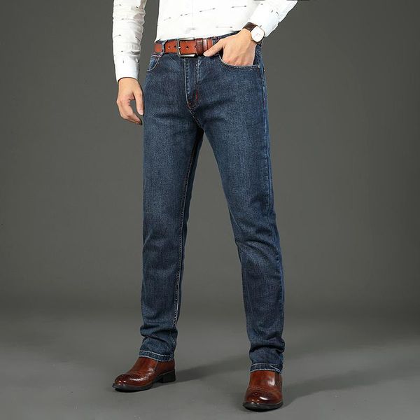 men's jeans 2021 autumn 5 styles classic elastic stretch-fit thin business casual, Blue
men's jeans 2021 autumn 5 styles classic elastic stretch-fit thin business casual, Blue