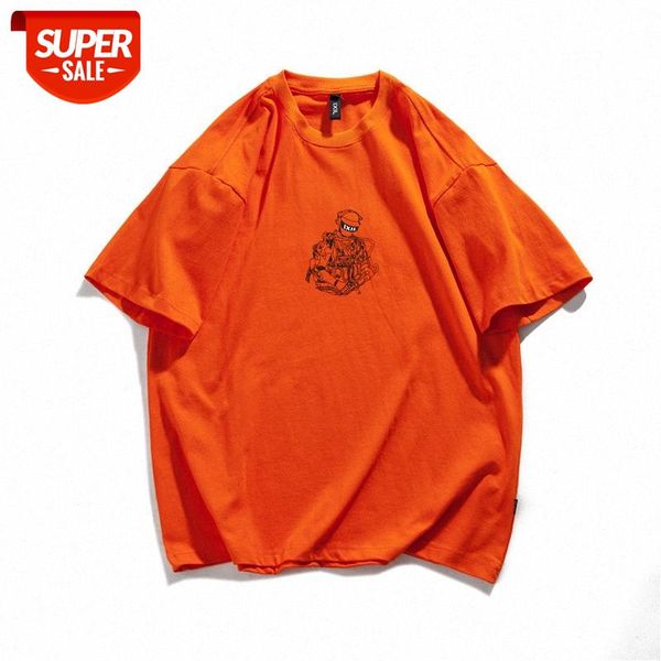 summer men's short-sleeved robot printing japanese original street loose t-shirt handsome #tl1u, White;black
summer men's short-sleeved robot printing japanese original street loose t-shirt handsome #tl1u, White;black