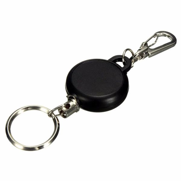key chain stainless steel cord holder keyring reel retractable recoil belt clips keys clip, Silver
key chain stainless steel cord holder keyring reel retractable recoil belt clips keys clip, Silver