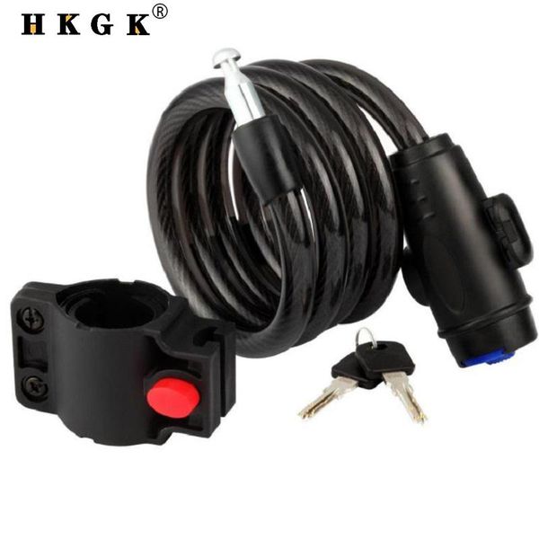 bike locks hkgk bicycle lock black road anti-theft coiling cable security steel for mountain mtb motorcycle 1.2m
bike locks hkgk bicycle lock black road anti-theft coiling cable security steel for mountain mtb motorcycle 1.2m