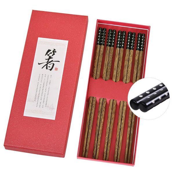 5 pairs of japanese creative handmade wooden chopsticks flat head chopsticks environmental boutique wooden
5 pairs of japanese creative handmade wooden chopsticks flat head chopsticks environmental boutique wooden