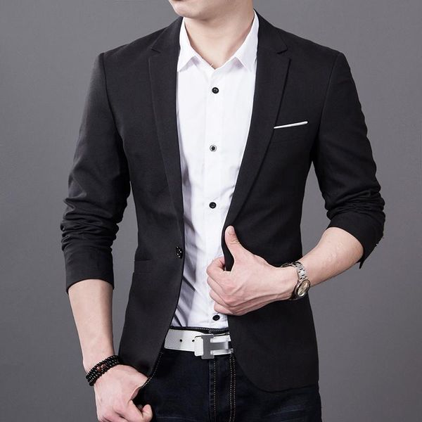 men's suits & blazers arrival mens blazer jacket fashion slim fit good quality casual men plus size 5xl, White;black
men's suits & blazers arrival mens blazer jacket fashion slim fit good quality casual men plus size 5xl, White;black