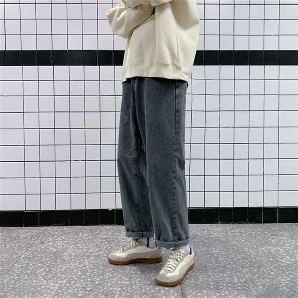 neploha korean men jeans straight male denim pants harajuku man streetwear trousers loose casual denim trouser black baggy pant 211120, Blue
neploha korean men jeans straight male denim pants harajuku man streetwear trousers loose casual denim trouser black baggy pant 211120, Blue