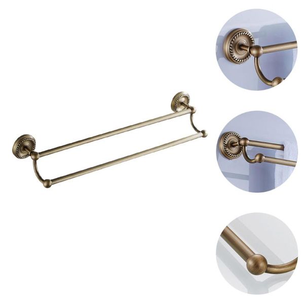 bath accessory set 1pc wall-mounted bathroom storage rack towel holder (light brown, bronzed)
bath accessory set 1pc wall-mounted bathroom storage rack towel holder (light brown, bronzed)