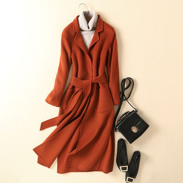 100% wool winter new women cashmere long coat elegant suede inner furry wool coat fashion warm coat with pocket casaco feminino, Tan;black
100% wool winter new women cashmere long coat elegant suede inner furry wool coat fashion warm coat with pocket casaco feminino, Tan;black