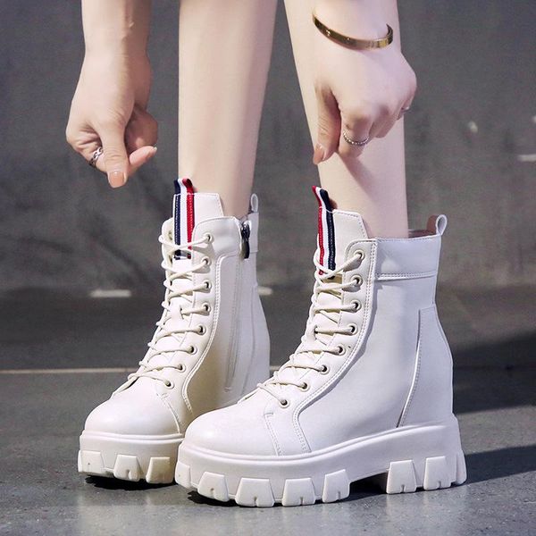 boots women high platform ankle shoes chunky woman leather motorcycle ladies fashion 2021 botas mujer, Black
boots women high platform ankle shoes chunky woman leather motorcycle ladies fashion 2021 botas mujer, Black