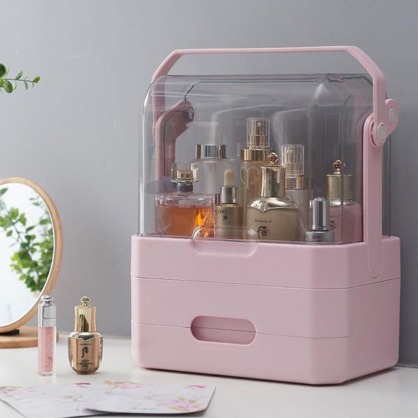 bathroom storage & organization portable transparent makeup box organizer dresser skin care product rack finishing
bathroom storage & organization portable transparent makeup box organizer dresser skin care product rack finishing