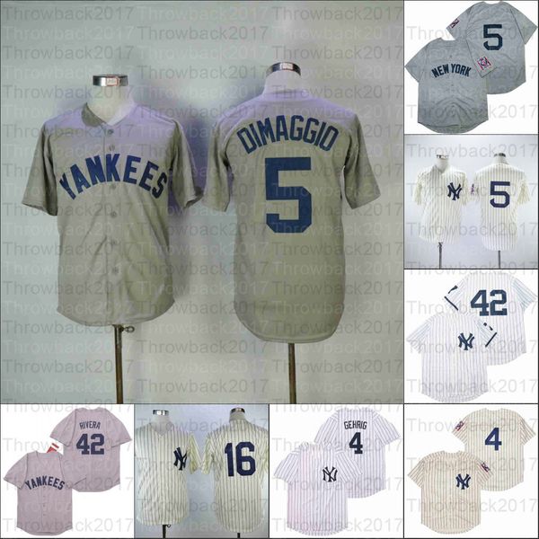 retro baseball 1951 1961 and 1939 home jersey 5 dimaggio 42 rivera 4 gehrig jerseys, Blue;black
retro baseball 1951 1961 and 1939 home jersey 5 dimaggio 42 rivera 4 gehrig jerseys, Blue;black