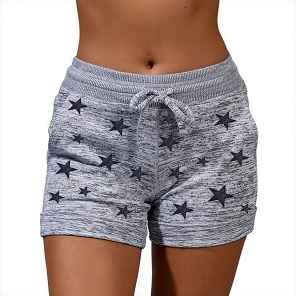 summer stars print quick womens shorts drying high waist drawstring pockets pants fitness sports clothing, White;black
summer stars print quick womens shorts drying high waist drawstring pockets pants fitness sports clothing, White;black