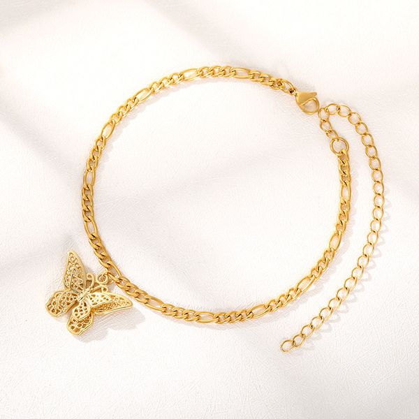 stainless steel butterfly chain bangle for women men 18k gold bohemian couple jewelry 19mm*26mm pendant cute animal charm bracelet gift 2021, Black
stainless steel butterfly chain bangle for women men 18k gold bohemian couple jewelry 19mm*26mm pendant cute animal charm bracelet gift 2021, Black
