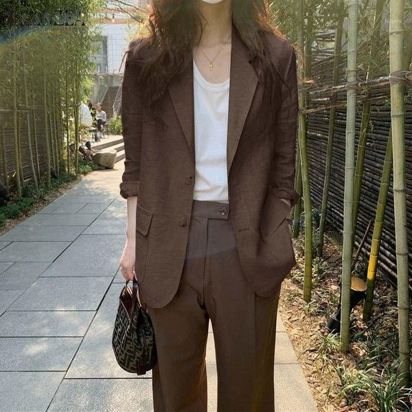 women's suits & blazers women's femme business streetwear suit turn-down-collar long sleeve solid color blazer fashion button coat, White;black
women's suits & blazers women's femme business streetwear suit turn-down-collar long sleeve solid color blazer fashion button coat, White;black