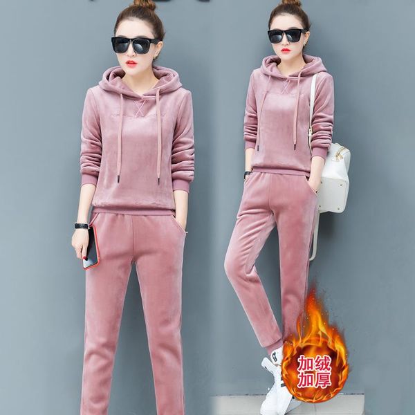 two piece dress women velvet tracksuit set velour suit winter fashion long sleeve hoodies and pants size 3xl female clothes, White
two piece dress women velvet tracksuit set velour suit winter fashion long sleeve hoodies and pants size 3xl female clothes, White