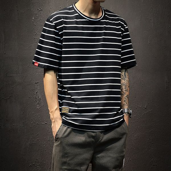 luxury t-shirts black wall 2021 summer loose large stripe short sleeve men's round neck casual t-shirt
luxury t-shirts black wall 2021 summer loose large stripe short sleeve men's round neck casual t-shirt