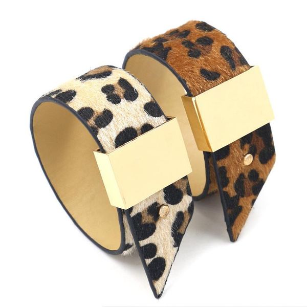 bangle 2021 trendy jewelry fashion leopard print wide pu leather bracelet female imitation horsehair metal bracelets and, Black
bangle 2021 trendy jewelry fashion leopard print wide pu leather bracelet female imitation horsehair metal bracelets and, Black