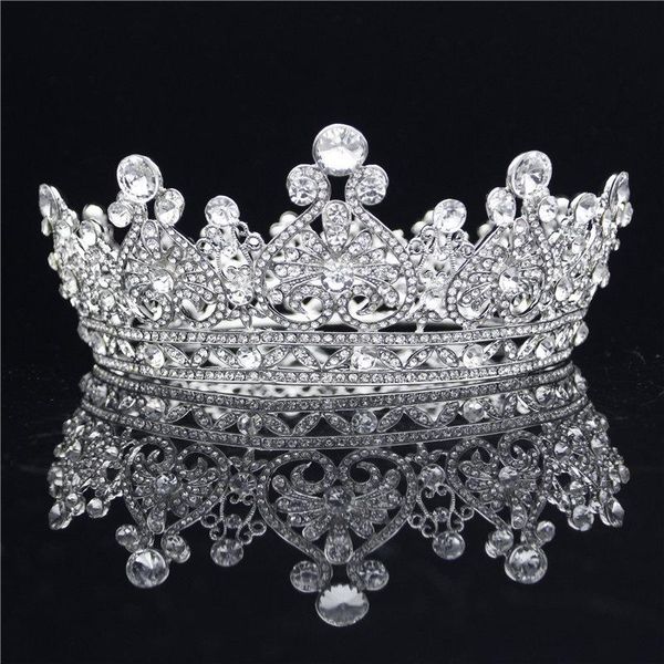 hair clips & barrettes royal queen round diadem rhinestone wedding crown bridal jewelry pageant tiaras for women head ornaments, Golden;silver
hair clips & barrettes royal queen round diadem rhinestone wedding crown bridal jewelry pageant tiaras for women head ornaments, Golden;silver
