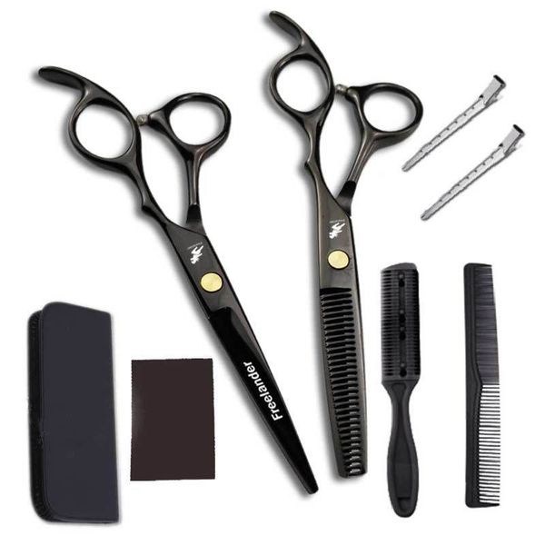 ander 5.5 inch/6.0 inch black hair scissors cutting / thinning scissors with comb and leather case
ander 5.5 inch/6.0 inch black hair scissors cutting / thinning scissors with comb and leather case