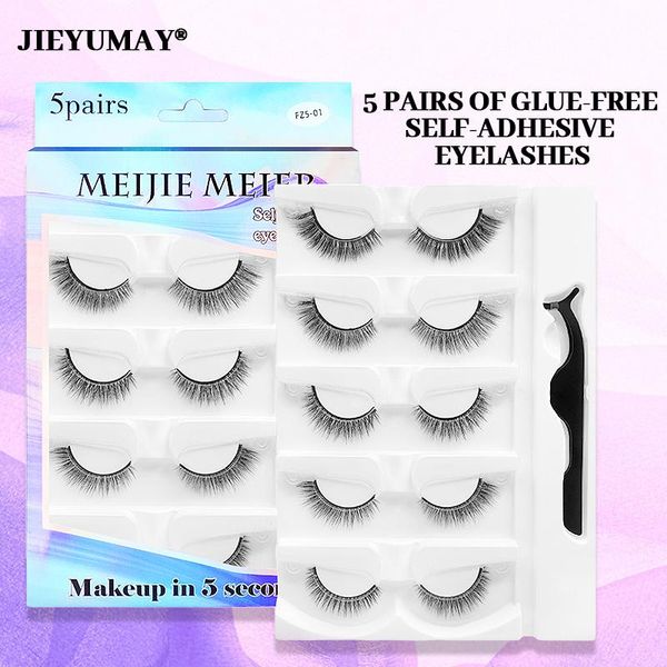 false eyelashes 5pairs 3d mink lashes reusable natural/thick long eye soft makeup extension high volume fluffy
false eyelashes 5pairs 3d mink lashes reusable natural/thick long eye soft makeup extension high volume fluffy