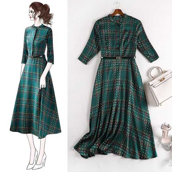 xl-5xl plus size plaid large dress new style cover show thin 10619 night woman femme robe dresses for women 2021, Black;gray
xl-5xl plus size plaid large dress new style cover show thin 10619 night woman femme robe dresses for women 2021, Black;gray