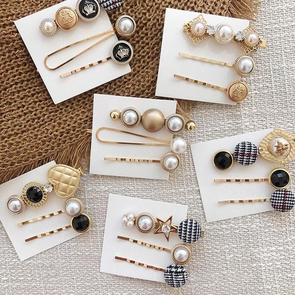 hair clips & barrettes 3pcs/pack gold pearl clip sets headpiece pins rhinestone hairgrips cute pin hairpins accessories for women girls, Golden;silver
hair clips & barrettes 3pcs/pack gold pearl clip sets headpiece pins rhinestone hairgrips cute pin hairpins accessories for women girls, Golden;silver