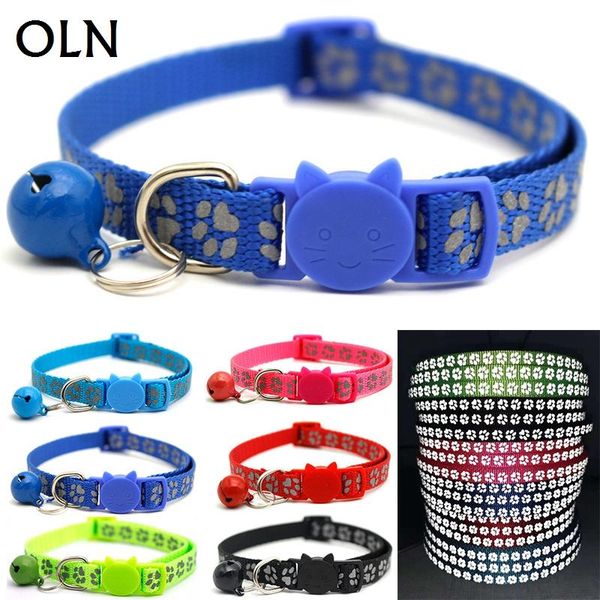 dog collars & leashes reflective pet collar cat single foot print bell buckle adjustable supplies accessories
dog collars & leashes reflective pet collar cat single foot print bell buckle adjustable supplies accessories