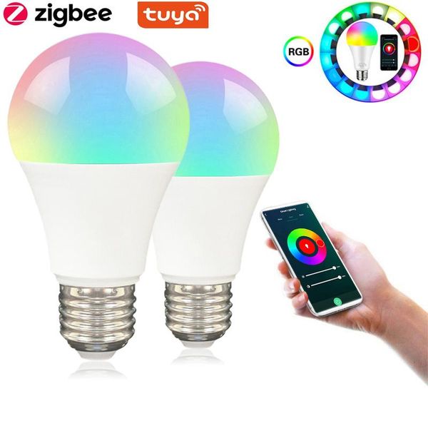 smart home control tuya zigbee led bulb light 9w color changing lamp e27 rgb rgbw voice alexa google assistant
smart home control tuya zigbee led bulb light 9w color changing lamp e27 rgb rgbw voice alexa google assistant