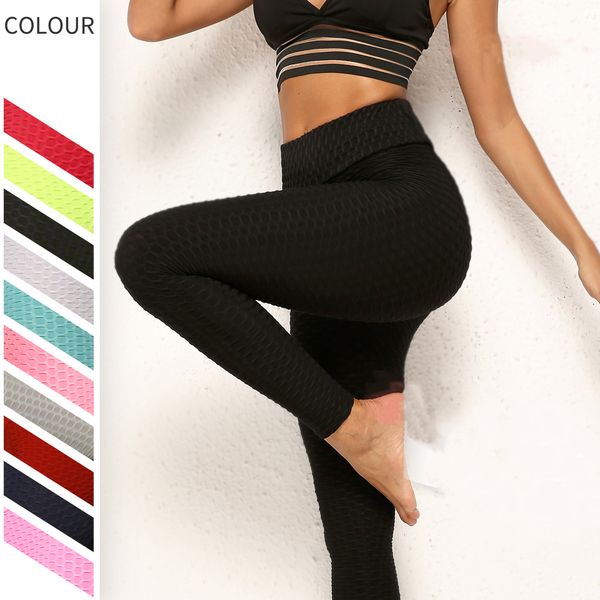 women yoga pants mention hip high waist fitness leggings jacquard weave bubble design sports pant running leggins push up female peach butto, Blue
women yoga pants mention hip high waist fitness leggings jacquard weave bubble design sports pant running leggins push up female peach butto, Blue