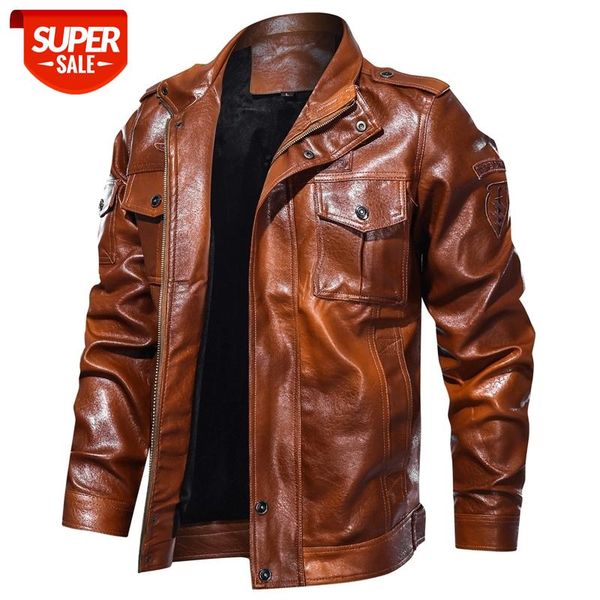 motorcycle leather jacket men stand collar solid color long sleeve zipper casual mens military pu leather jacket plus size m-5xl #ct6d, Black;brown
motorcycle leather jacket men stand collar solid color long sleeve zipper casual mens military pu leather jacket plus size m-5xl #ct6d, Black;brown