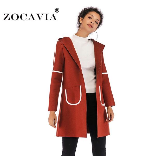 women's wool & blends jacket women winter coat for quilted coats jaqueta feminina splicing long trench hooded cardigan, Black
women's wool & blends jacket women winter coat for quilted coats jaqueta feminina splicing long trench hooded cardigan, Black