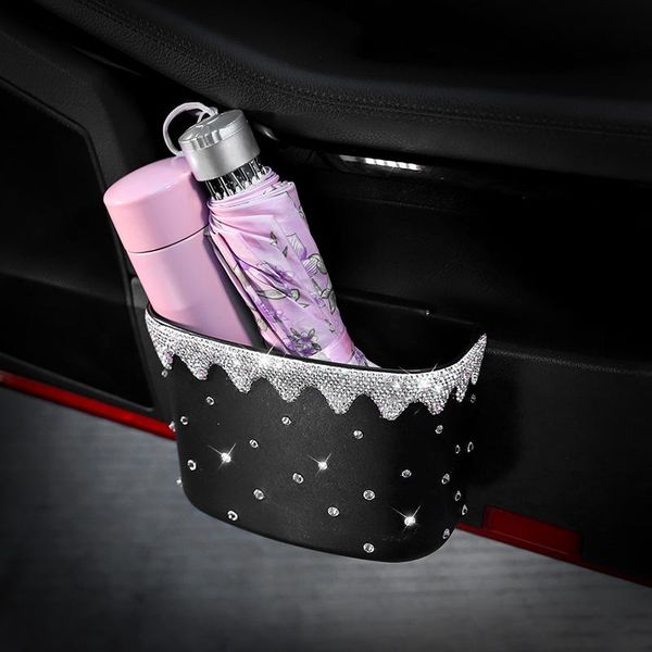 car organizer bling diamond garbage can mini dust bin crystal rhinestones door automotive waste storage box for women
car organizer bling diamond garbage can mini dust bin crystal rhinestones door automotive waste storage box for women