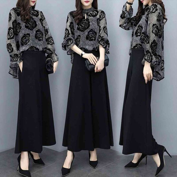 ol summer 2 piece womens tracksuits sets floral print flare sleeve long plus size black pants suit elegant women, Gray
ol summer 2 piece womens tracksuits sets floral print flare sleeve long plus size black pants suit elegant women, Gray