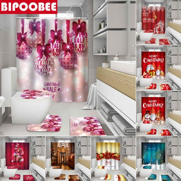 shower curtains pink bell print curtain merry christmas bathroom snowman santa claus elk bath mats toilet cover non-slip carpet
shower curtains pink bell print curtain merry christmas bathroom snowman santa claus elk bath mats toilet cover non-slip carpet