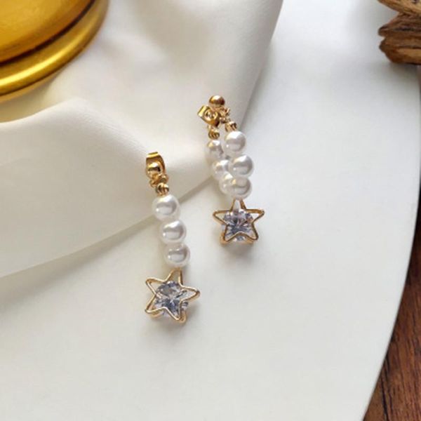 dangle & chandelier fashionable simple personality five-pointed star hanging earrings korean metal chain pendant ladies jewelry, Silver
dangle & chandelier fashionable simple personality five-pointed star hanging earrings korean metal chain pendant ladies jewelry, Silver